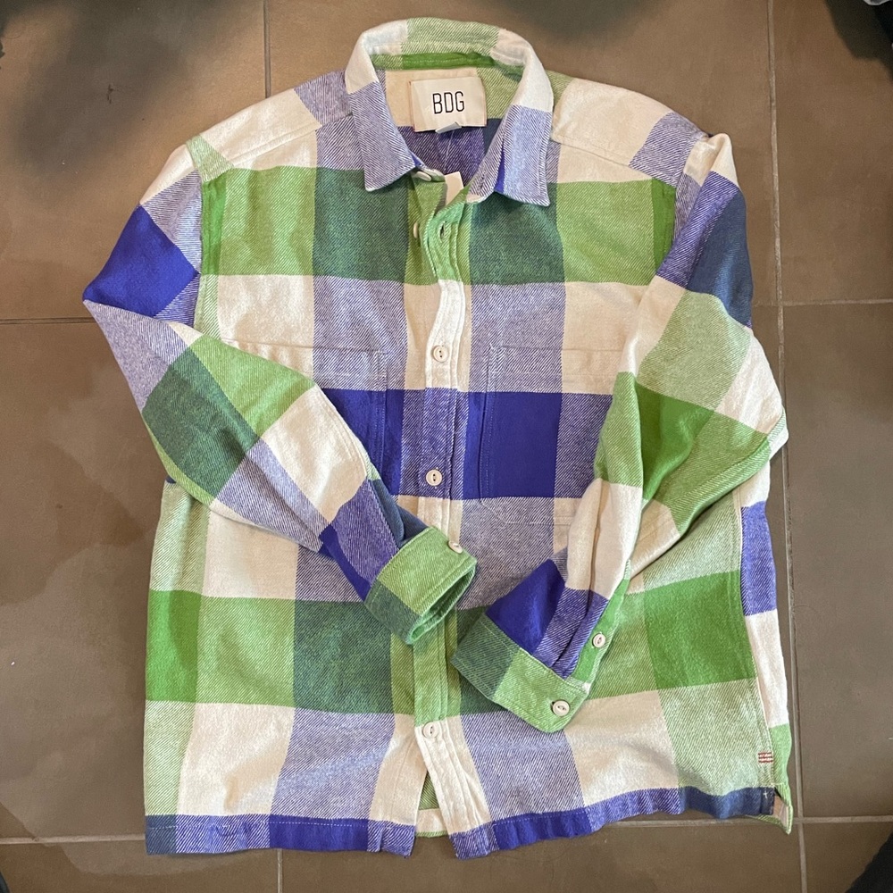 NWT UO BDG Men’s Oversized Flannel Size Medium
